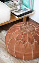 Load image into Gallery viewer, Leather Pouffe

