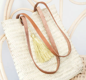 Messenger Straw Bag